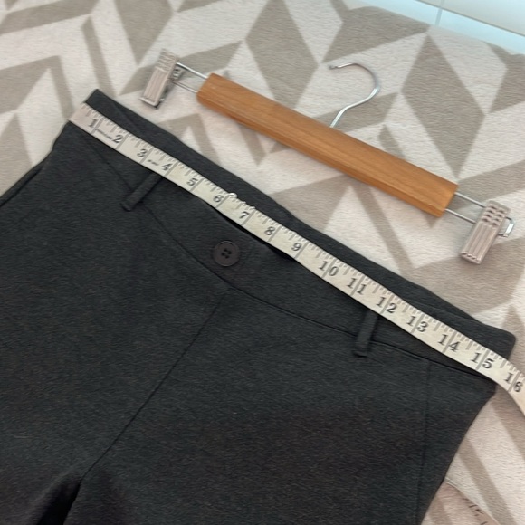 Betabrand Straight-Leg Classic Dress Pant Yoga Pant Charcoal Grey size Large - Picture 9 of 13